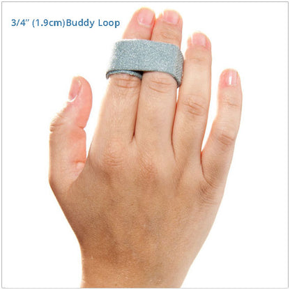 the 3pp buddy loops 3/4 " width Quickly secure fingers to protect against jammed, swollen, sprained or broken fingers   