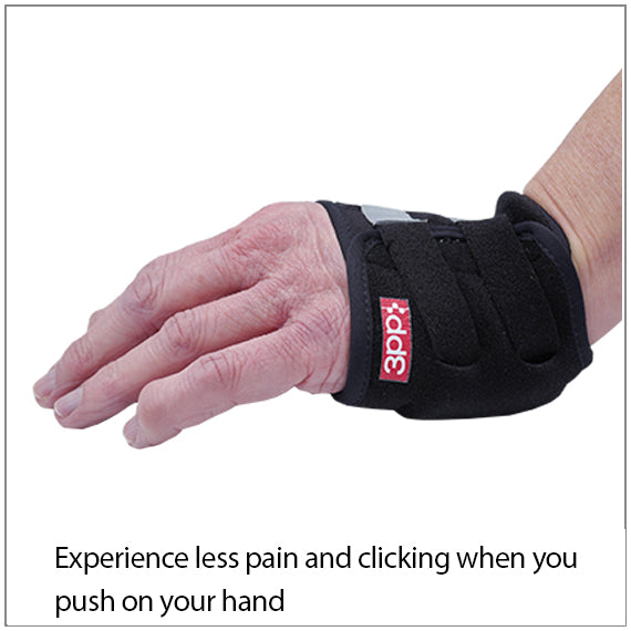 3pp carpal lift helps to support your wrist so you experience less pain and clicking when you push on your hand