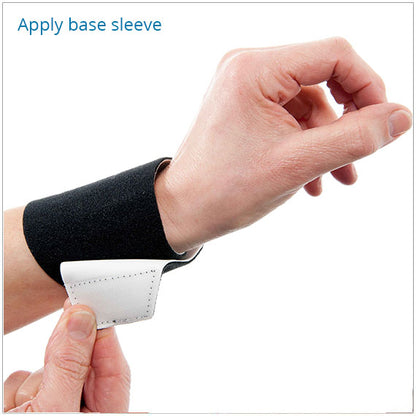 3pp wrist pop application - shows how to apply base sleeve