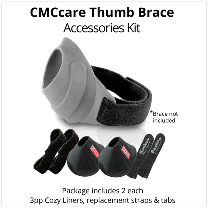 CMCcare Thumb Brace Accessories – Replacement Liners and Straps for Adjustable Fit and Comfort