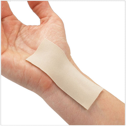 Gel Mate Medical-grade silicone gel sheet shown on a hand & wrist, applying gentle compression and hydration to scars to promote softer, flatter healing